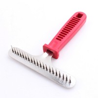 Dog Cat Long Thick Hair Fur Shedding Remove Grooming Rake Comb Pet Brush