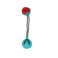 Amazon Hot sale Interactive TPR Suction Cup Chew Toys Treating Chew Dog Toys Food Dispensing Dog Chew Toys