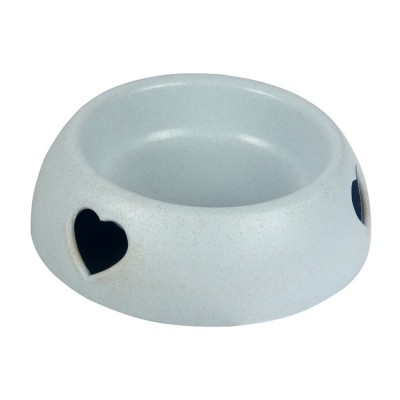 New arrival hot sale love single bowl pet bowl plastic food feeding bowl dog cat