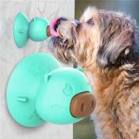 2020 New pet chewing toys dog teeth cleaning powerful suction cup snack toys