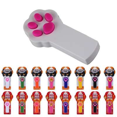 New desktop cat footprint Infrared funny pet cat stick laser toy