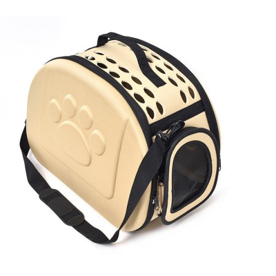 Easy to use outdoor transparent and breathable dog carry cage pet bags