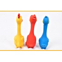 Squeaky Toy For Dogs Screaming Rubber Chicken Toy Lovely Pet Duck For Dogs Latex Squeak Squeaker Chew VoiceTraining New